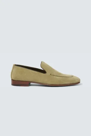 Manolo Blahnik Slip-Ons Truro aus Veloursleder