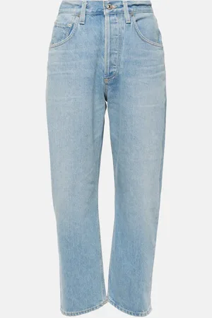 Citizens of Humanity Mid-Rise Straight Jeans Dahlia