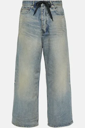 Balenciaga Mid-Rise Wide-Leg Jeans