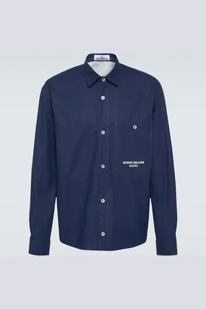 Stone Island Hemdjacke Marina aus Baumwolle