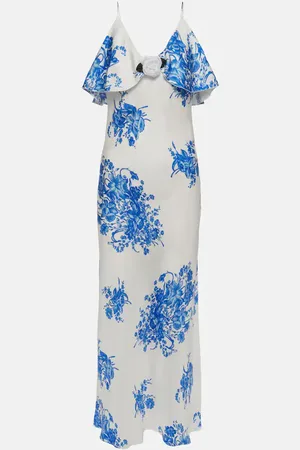 RODARTE Bedrucktes Slipdress aus Seide