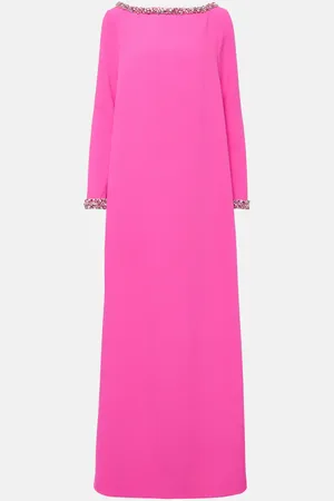 Safiyaa Verzierte Robe Naimal aus Crêpe