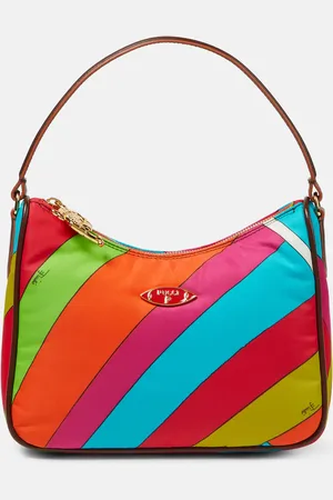 Puccini Schultertasche Iride Small mit Leder