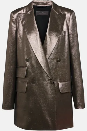Max Mara Blazer Edro aus Lamé