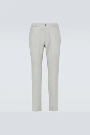 Kiton Gerade Hose aus Leinen