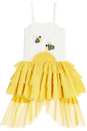 Stella McCartney Verziertes Kleid mit Tüll