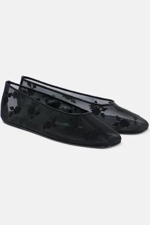 MAGDA BUTRYM Bestickte Ballerinas aus Mesh