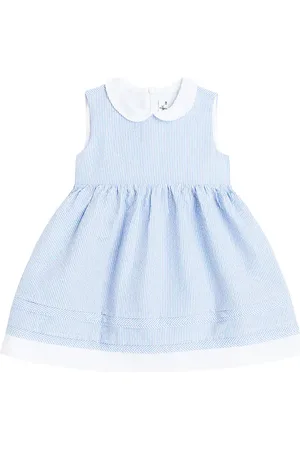 Il gufo Baby Kleid aus Seersucker