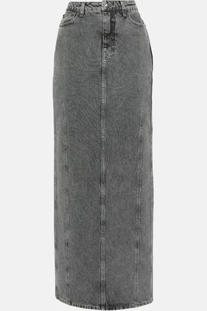 ROTATE Verzierter Jeansrock