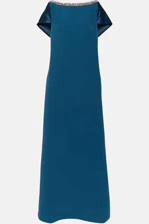 Safiyaa Verzierte Robe Sallie aus Crêpe