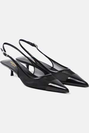 Saint Laurent Slingback-Pumps Oxalis 30 mit Leder