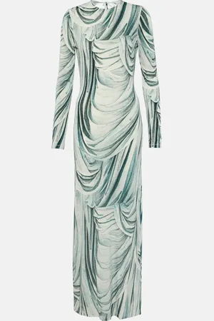 Paco rabanne Bedrucktes Maxikleid aus Jersey