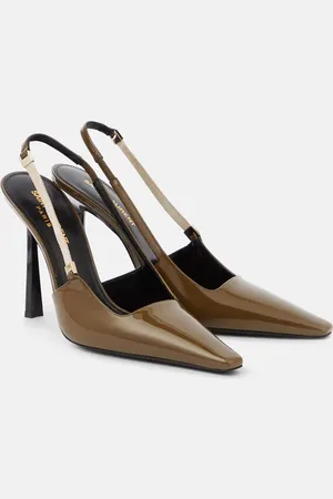 Saint Laurent Slingback-Pumps Blake 110 aus Lackleder