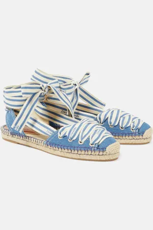 ZIMMERMANN Espadrilles Sol aus Denim