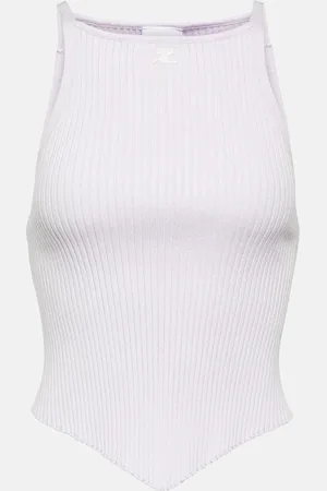 Courrèges Courrèges Top aus Rippstrick