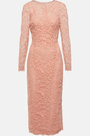 Carolina Herrera Midikleid aus Spitze