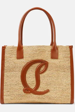 Christian Louboutin Tote By My Side E/W Large aus Raffiabast