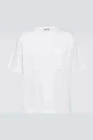 Stone Island T-Shirt aus Baumwoll-Jersey