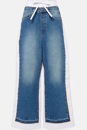 Jean Paul Gaultier Mid-Rise Wide-Leg Jeans
