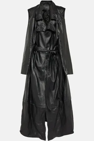 Balenciaga Mantel aus Leder