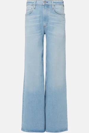 Citizens of Humanity Mid-Rise Wide-Leg Jeans Loli