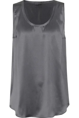 Brunello Cucinelli Top aus Seidensatin