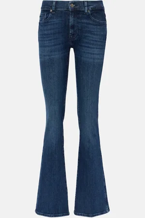 7 for all Mankind Mid-Rise Bootcut Jeans