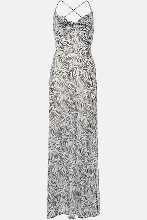 Bananhot Bedrucktes Maxikleid Sahara