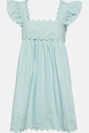 Juliet Dunn Minikleid aus Baumwolle