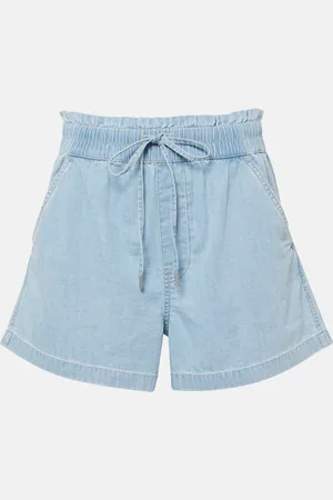 VERONICA BEARD Shorts Tijana aus Baumwoll-Chambray