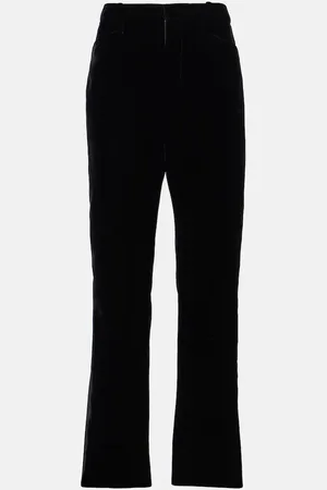 Tom Ford Gerade Hose Wallis aus Samt