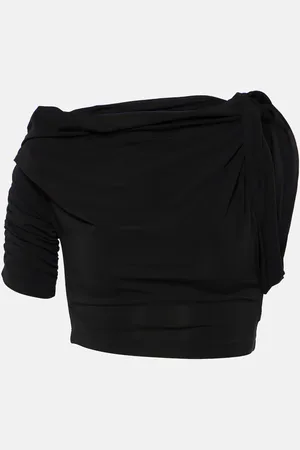 Jacquemus Cropped-Top Le Haut Drapeado aus Jersey