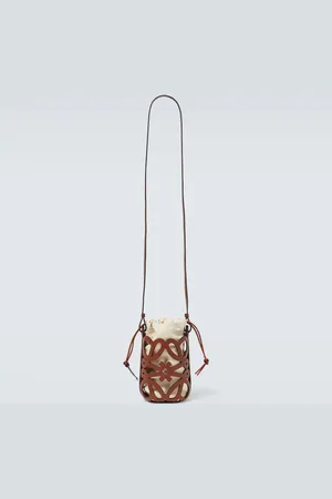 Loewe Bucket-Bag Anagram aus Canvas und Leder