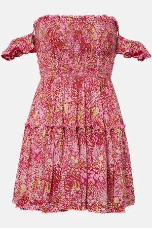 POUPETTE ST BARTH Bedrucktes Minikleid Aurora