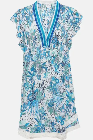 POUPETTE ST BARTH Bedrucktes Minikleid Sasha