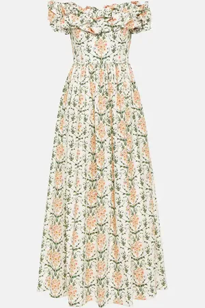 Agua by Agua Bendita Maxikleid Espliego aus Baumwolle