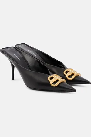 Balenciaga Pumps Square Knife BB 80 aus Leder