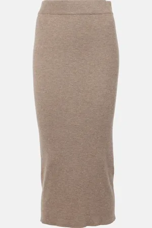 Brunello Cucinelli Midirock aus Strick