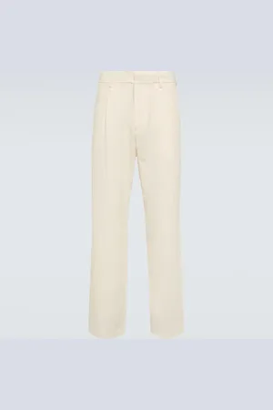 Auralee Gerade Hose aus Baumwolle und Seide