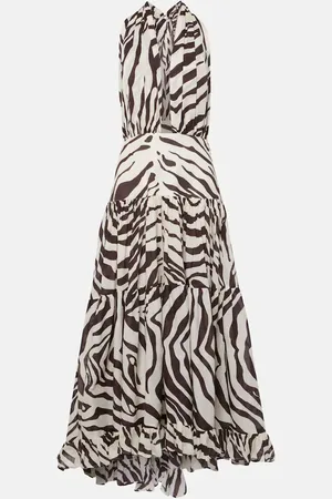 ALEXANDRA MIRO Bedrucktes Maxikleid Marie Rose aus Baumwolle