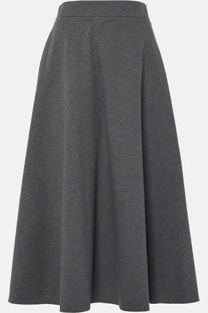 Brunello Cucinelli Midirock aus einem Baumwollgemisch