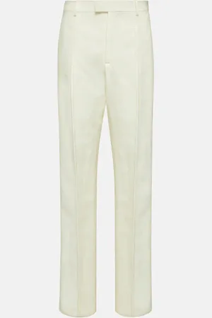 Bottega Veneta Gerade Hose aus Leinen