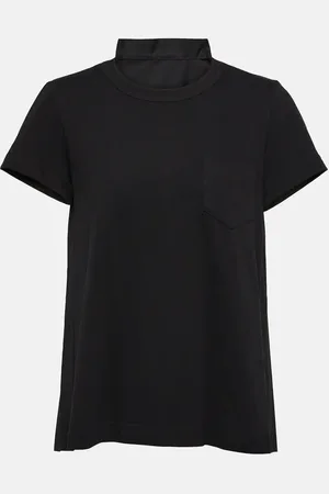 SACAI T-Shirt aus Baumwoll-Jersey