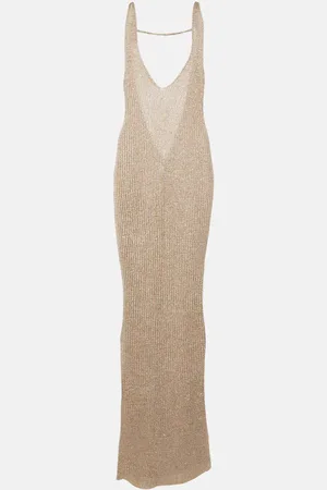 Bananhot Maxikleid Sunny aus Häkelstrick