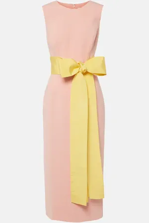Carolina Herrera Midikleid aus Crêpe