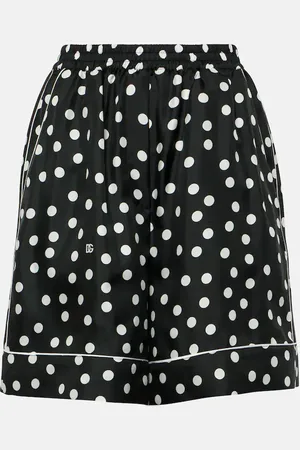 Dolce & Gabbana Shorts Capri aus Seidensatin