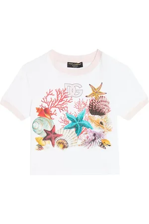 Dolce & Gabbana T-Shirt DG Capri aus Baumwoll-Jersey