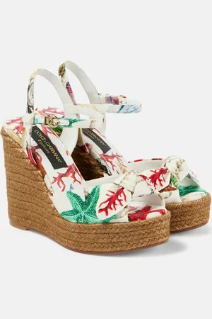 Dolce & Gabbana Bedruckte Espadrille-Sandalen Cava Capri