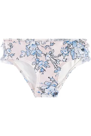 ZIMMERMANN Bedrucktes Bikini-Höschen Halliday