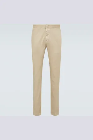 Loro Piana Chinohose aus einem Leinengemisch